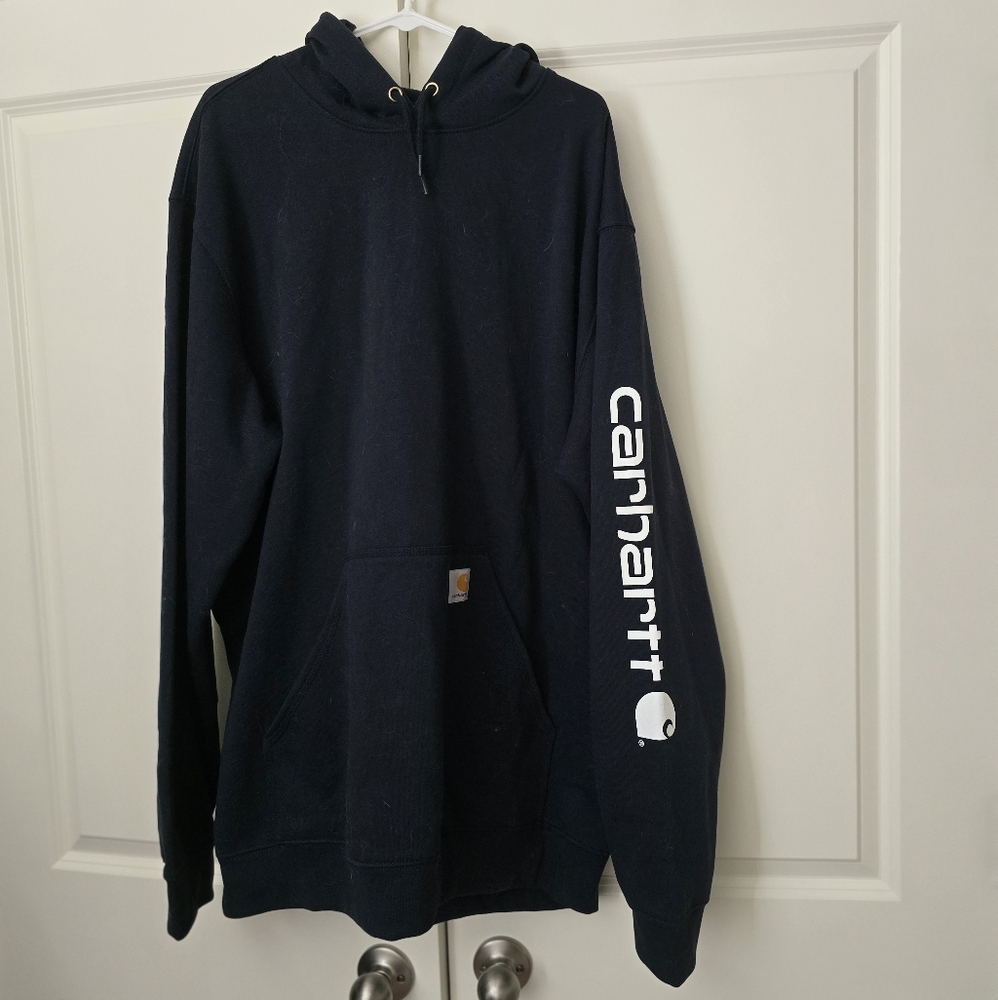 Carhartt Dark Blue Garment with Yellow Logo 2xl